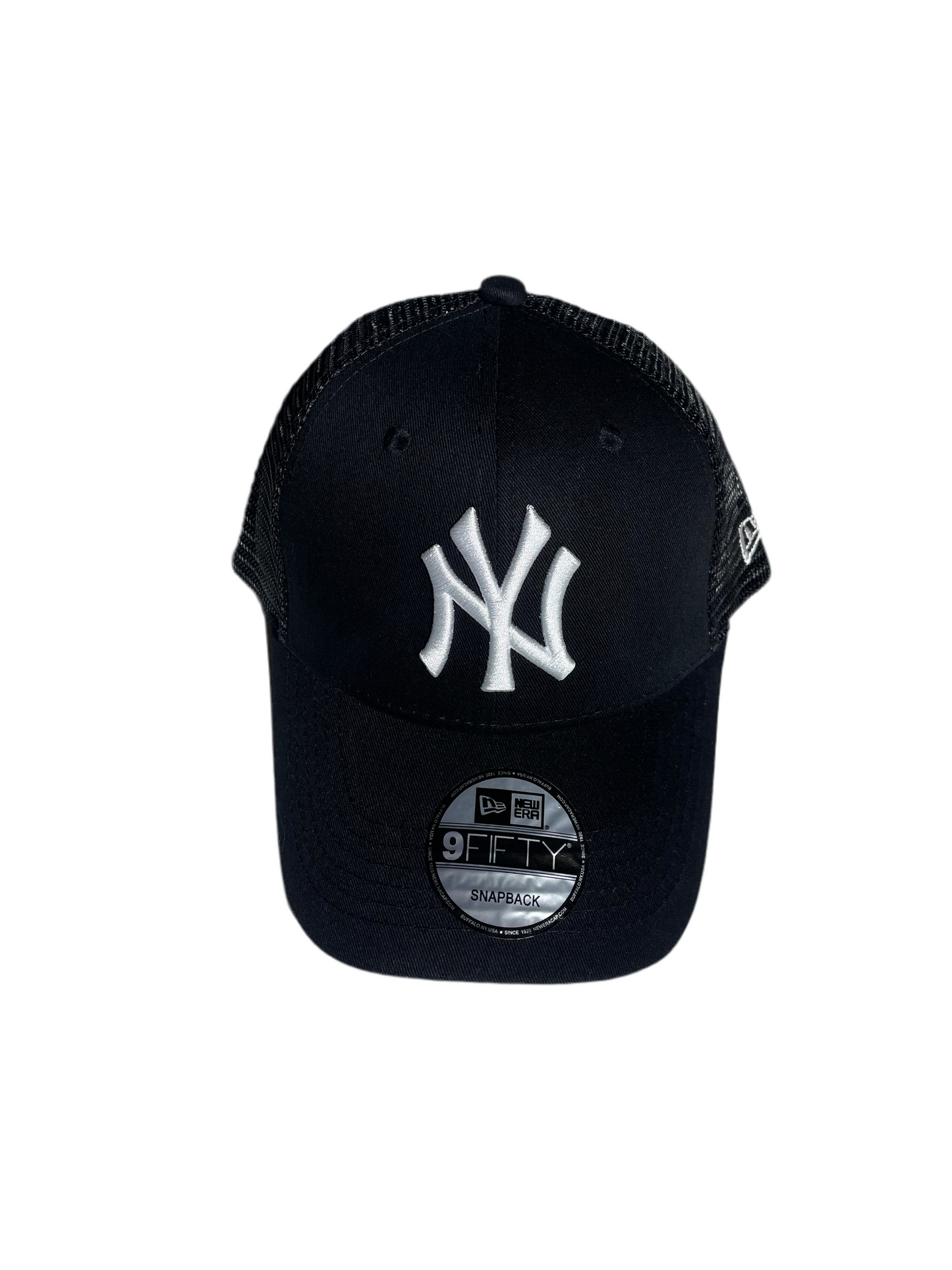 NY White Yankees "BackNet" Cap