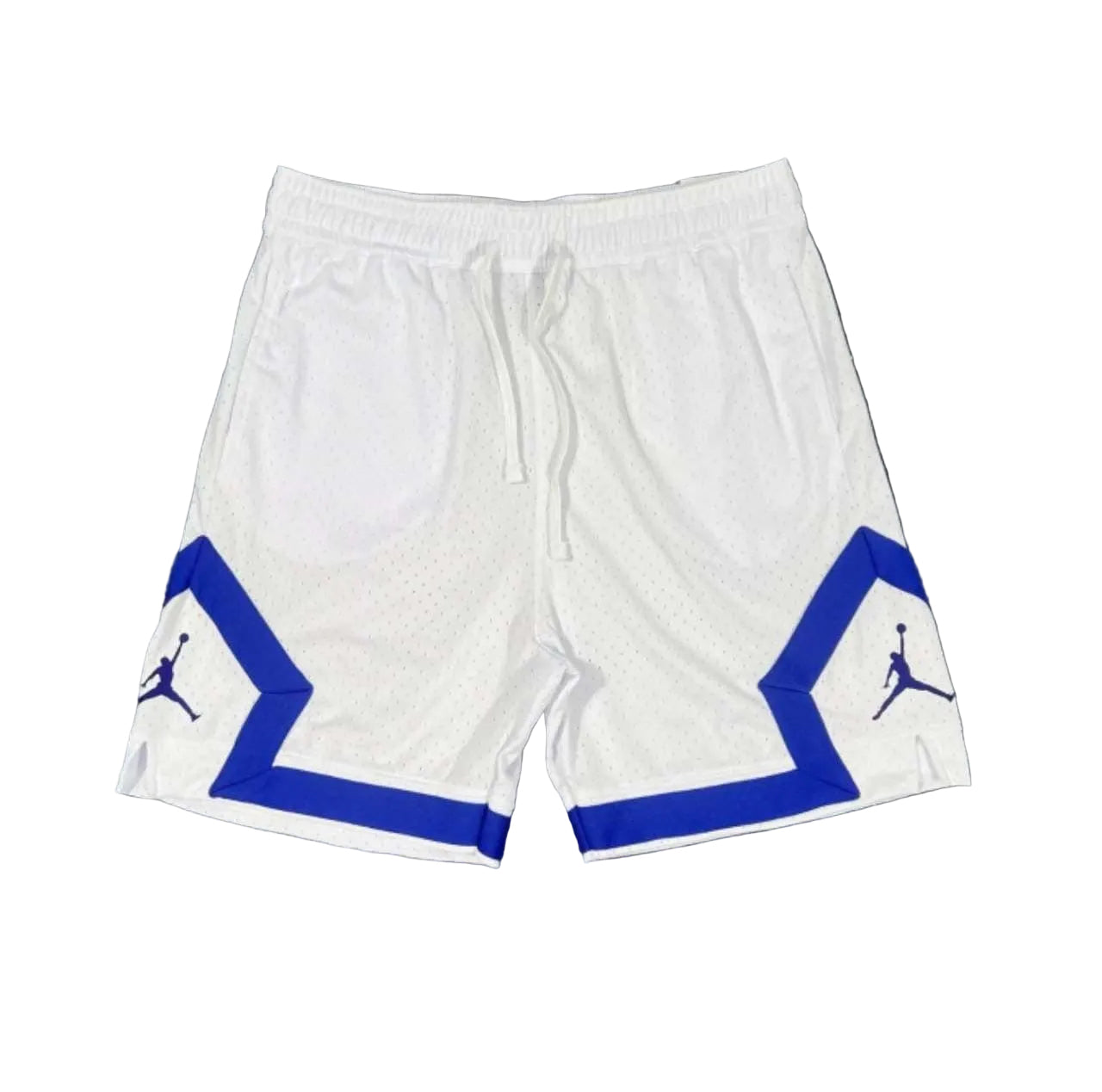 Jordan Dri-FIT Sport Basketball Shorts – White Blue Graphic