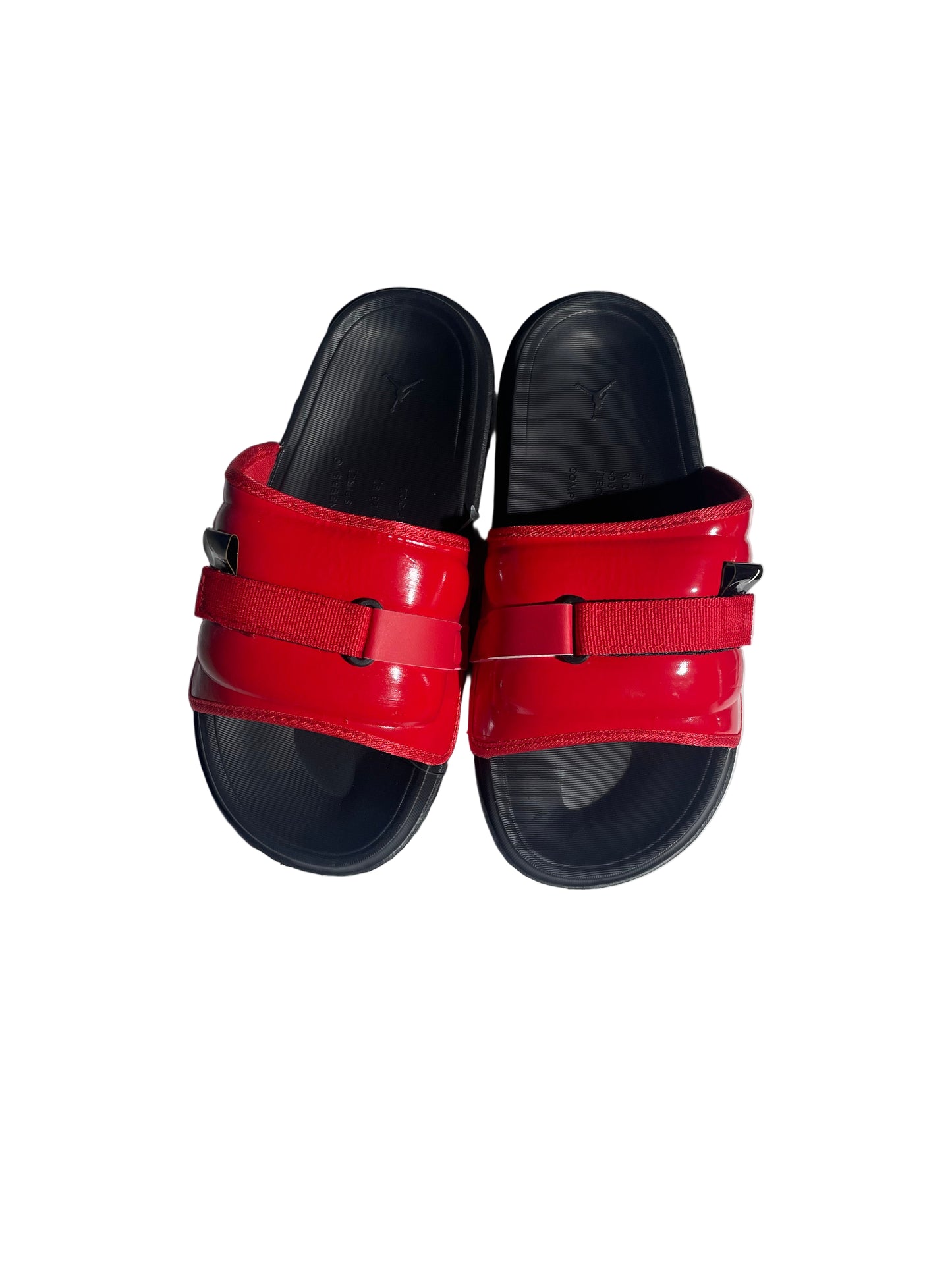 Red Jordan Super Play Slides