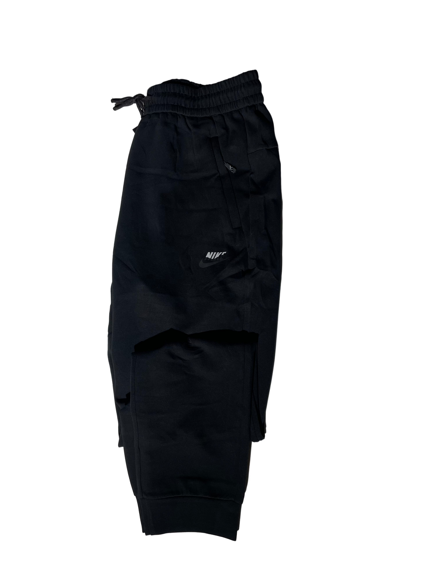Black pants on a white background