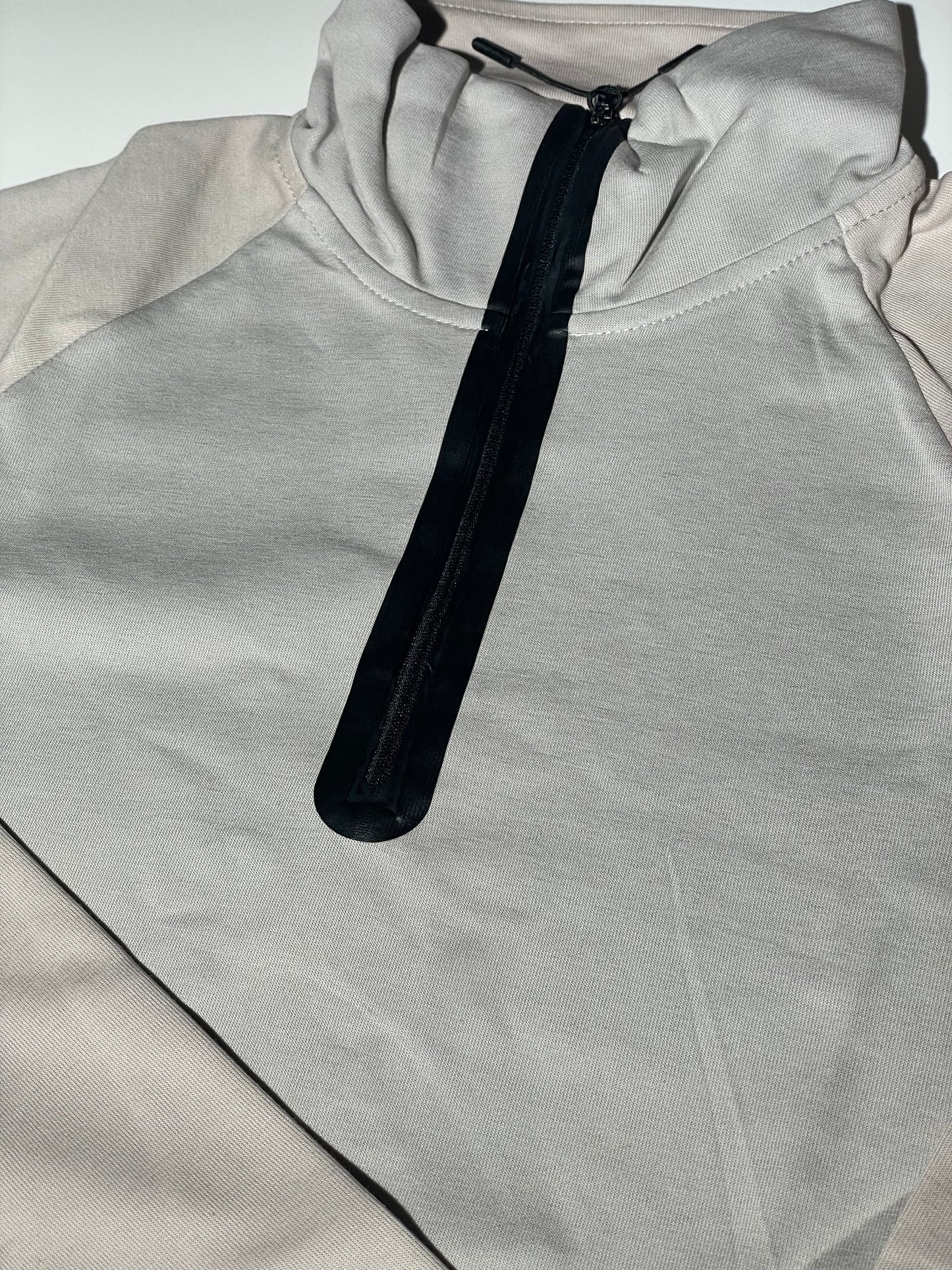 Nike Tech Light Grey Half Zipper