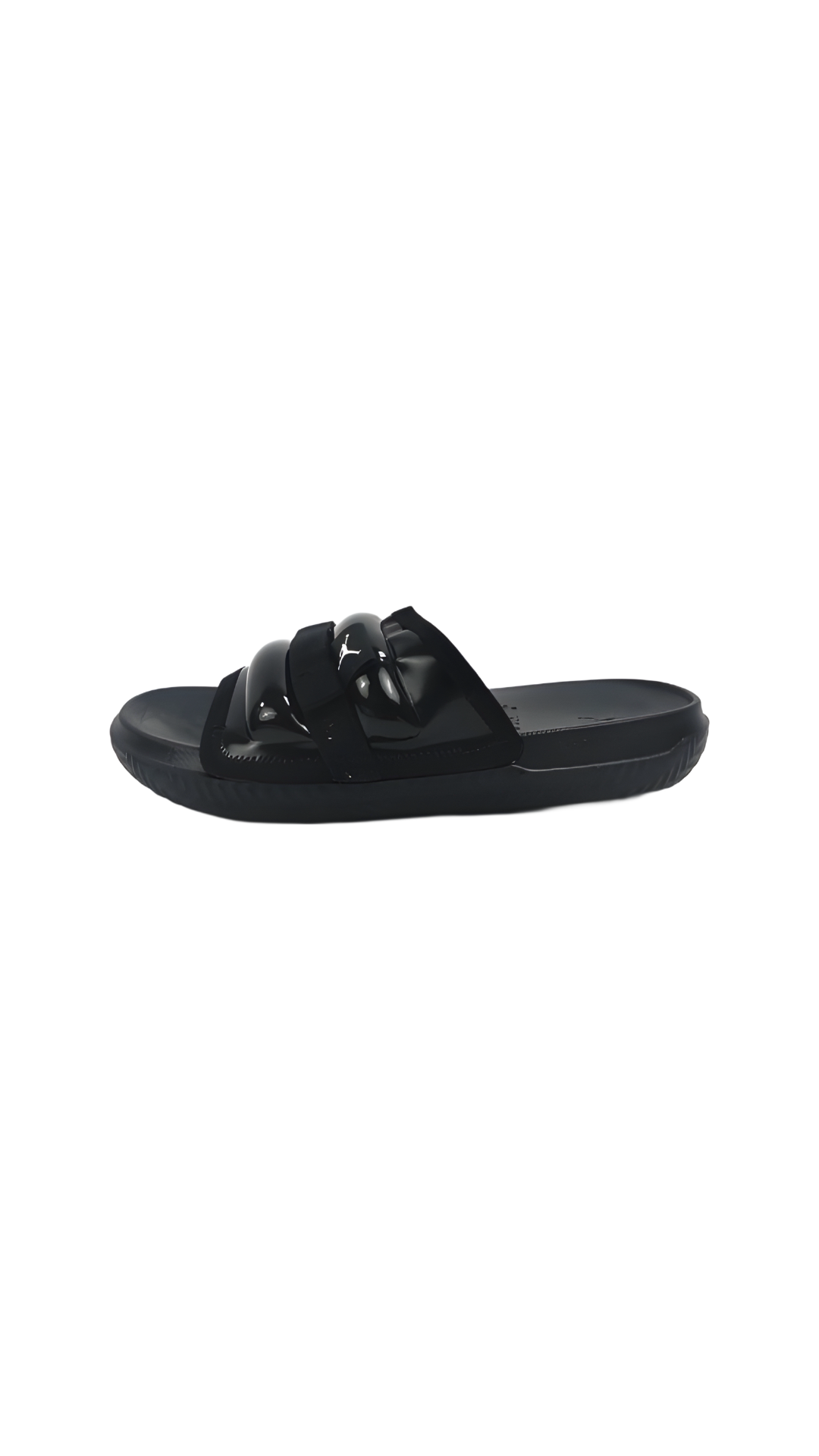 Black Jordan Super Play Slides