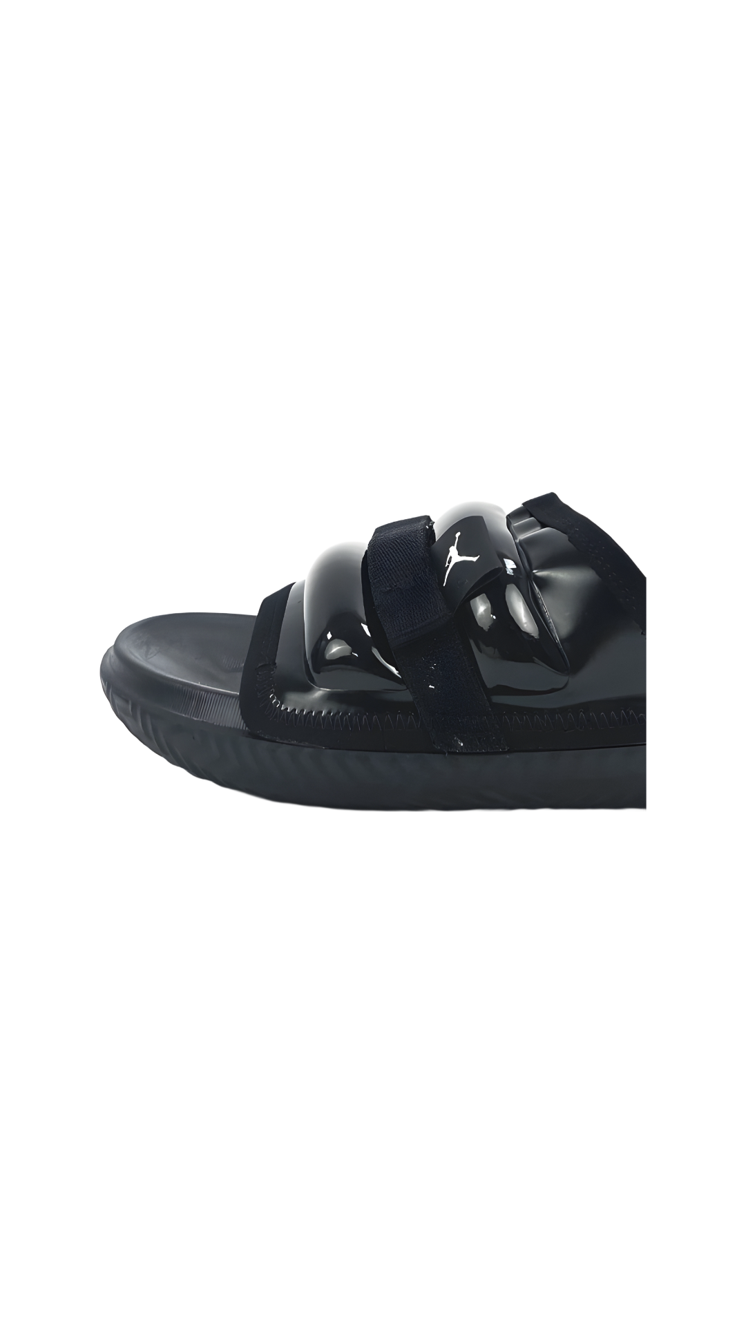 Black Jordan Super Play Slides