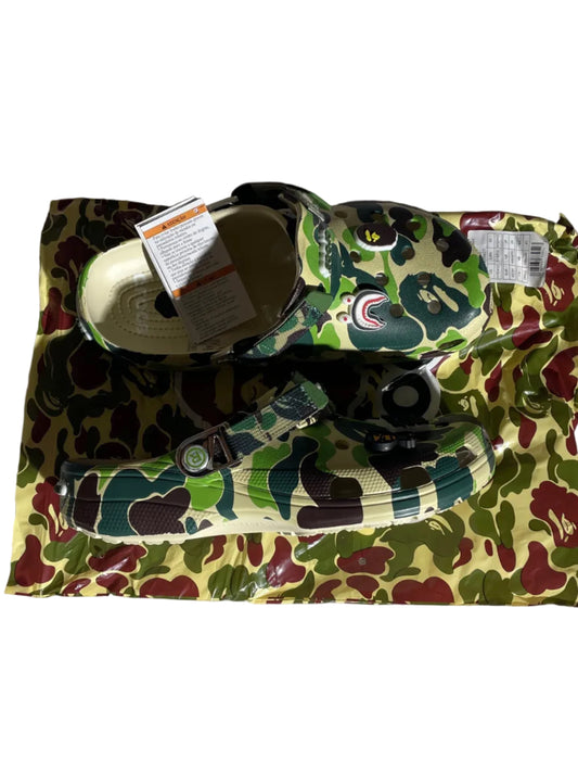 Bape Edition Crocs Army Camo