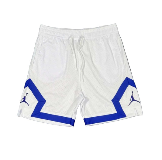 Jordan Dri-FIT Sport Basketball Shorts – White Blue Graphic