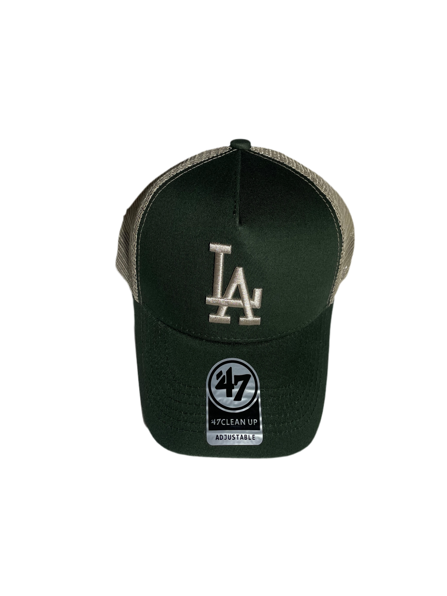LA Navy Green Los Angeles "BackNet" Cap
