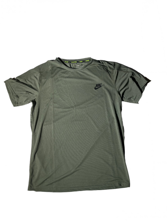 Nike Navy Green Simple Training Shirt
